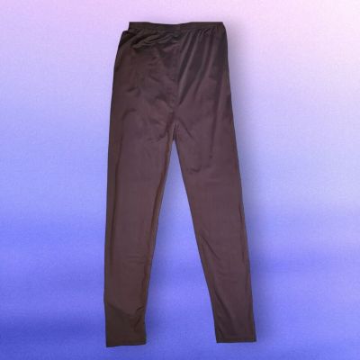 Womens Black Sheer Leggings, High-waisted, One Size