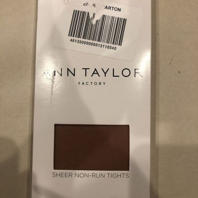 Ann Taylor Control Top Sheer Non Run Tights Size S