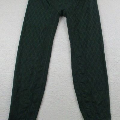 Savage X Fenty Leggings Size XL Peak Performance High-Waist X Mesh Green