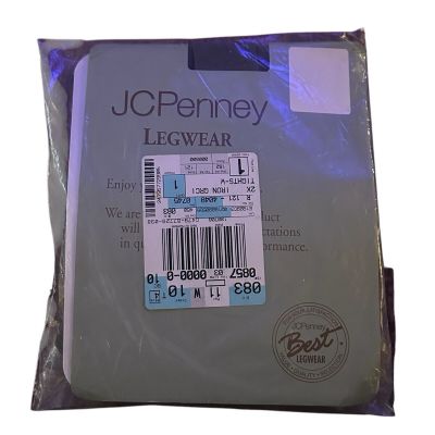 Vintage JCPenny Legwear Tights Pantyhose SIZE 2X IRON GRAY New Unopened