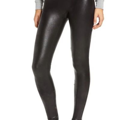 Spanx Faux Leather Leggings - 2437Q - Black - Petite Small