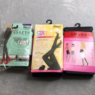 A bundle of 3 Spanx Shaping Tights in Size E/5 New