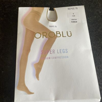 OROBLU  Repos 70 Super Legs Size Small Nude