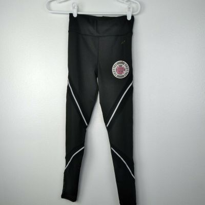 Fit Republic Leggings Small Black Netting L27 Activewear Workout Casual NWT