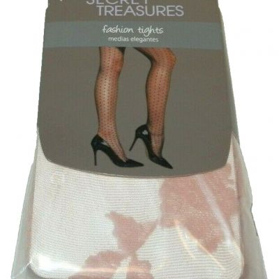 New Womens sz 3 Mystical Rose Print Secret Treasures Fashion Tights Pink Flowers