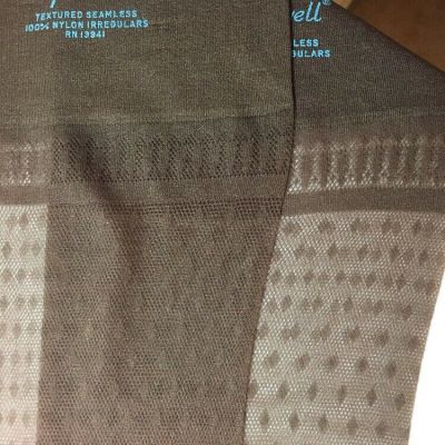3 Pair 1950’s HANES TREADWELL SEXY VINTAGE TEXTURED RHT COFFEE MIST STOCKINGS 10