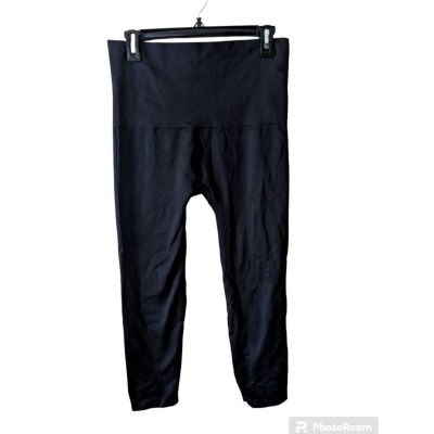 Spanx Black Look At Me Now Cropped Leggings Size 2X