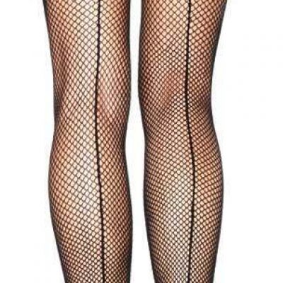 Sexy Back Seam Fishnet Thigh Highs Hosiery Women 9112 sz One Size