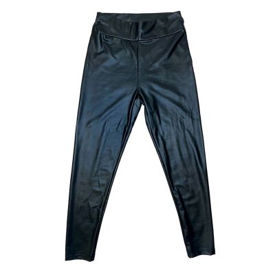 Fashion Nova Black Leather Leggings Pants Womens size Medium