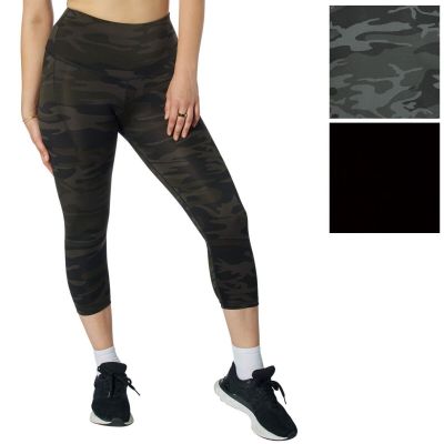 Womens Essential Leggings with Pocket - Soft Yoga Workout Tight Fit Pants