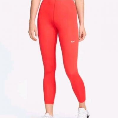 Nike Pro 365 Womens High Waisted Mesh Panel Leggings Running Workout Pants SMALL