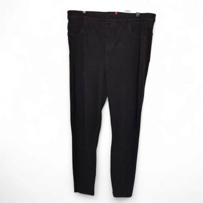 SPANX Women's Black Jean-ish Ankle Stretch Leggings Plus Size 2X