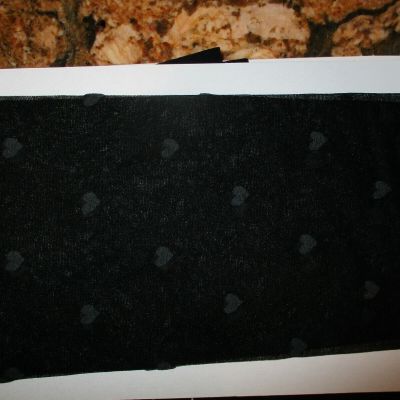 FIORE LOVE BOOSTER GARTER STOCKINGS W/ HEARTS 15 DENIER 4 SIZES 3 COLORS