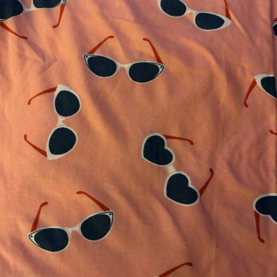 LulaRoe Pink Sunglasses Leggings TC