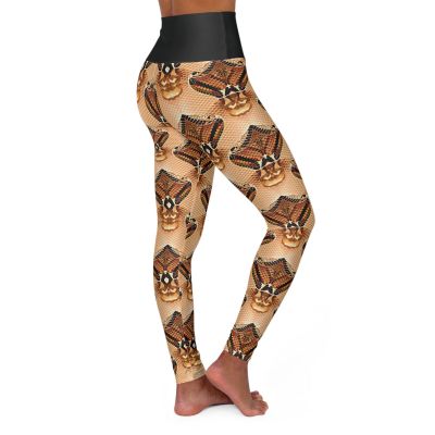High Waisted Yoga Leggings – NeatBids Custom Design 22