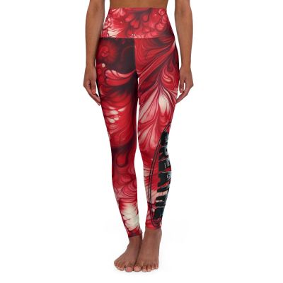 Vibrant High Waisted Leggings, Workout Leggings, Fitness Gear