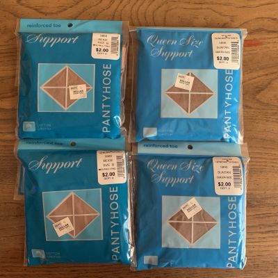 4 vintage panty hose