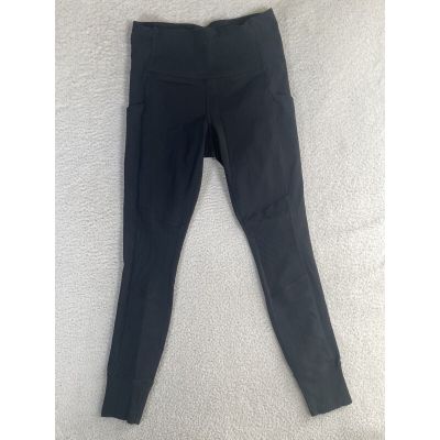 Athleta Excursion Leggings Womens Sz XS Black Hybrid Tight Jogger Gym Workout