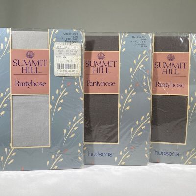 Vintage Dayton Hudson Summit Hill Girdle Top Pantyhose - Sz: A - Lot of 3