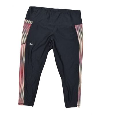 Under Armour Black Leggings 3X Plus Size Preowned Women Side Pocket