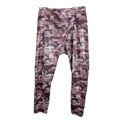 FABLETICS Powerhold Pink Camo Workout Yoga Pilates Leggings Women Sz Extra Large