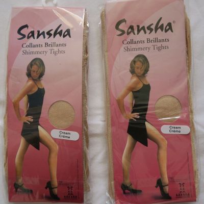 Sansha Shimmery Footed Tights - 2 Pairs