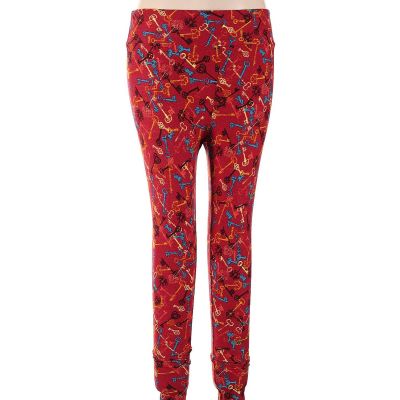 Lularoe Women Red Leggings 1X Plus