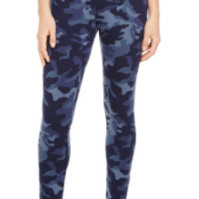 Style & Co Printed Leggings - Blue Camo - XL