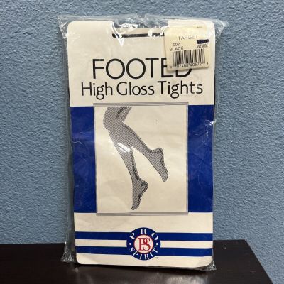 Tights Black Average-B, LYCRA Pro Spirit Footed High Gloss