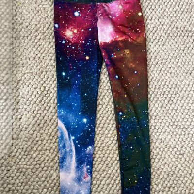 Noli NWT?yoga space galaxy leggings workout pants, size medium