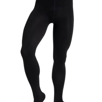 Capezio Men's Knit Footed Tights With Back Seams - MT11