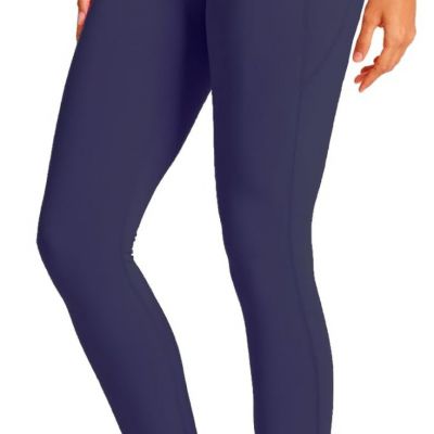 Black Leggings with Pockets for Women, Tummy Control High Waisted Workout Gym Yo