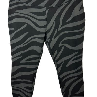 The Limited STRETCH FITTED Athleisure LEGGINGS ANIMAL PRINT sz 2X, EUC