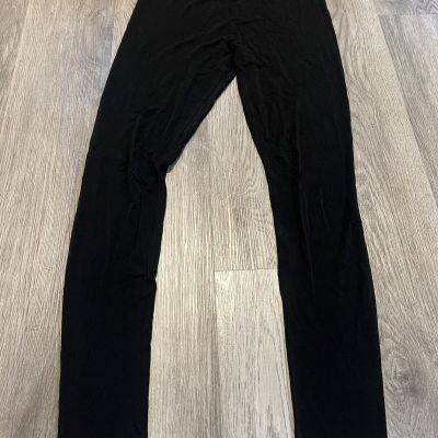 Cos Women Black Sheer Leggings Sz M L307