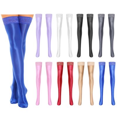 Women Pantyhose Nightwear Stockings Role-playing Tights Tempting Socks Silk Oil