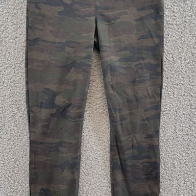 Sanctuary Runway Printed Ankle Leggings Women's S Forest Camo Pull On Style