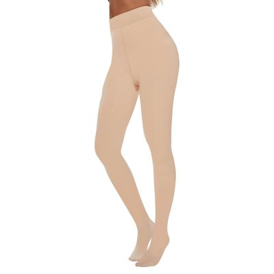 Fleece Lined Tights Women — Pantyhose Colorful Opaque Black Sheer Thermal Win...