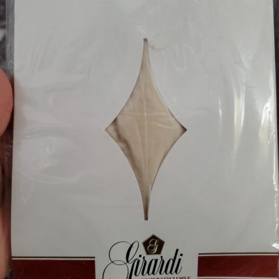 Italian Girardi Tights Size 1 Small Panna Off White Pantyhose Vintage Italy